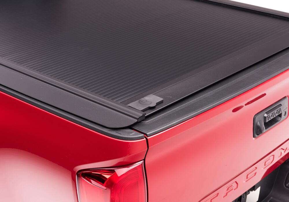 RetraxOne MX Retractable Tonneau Cover Matte One Piece Polycarbonate Finish 2016-2023 Toyota Tacoma Regular/Access/Double Cab 6' Bed without Stake Pockets