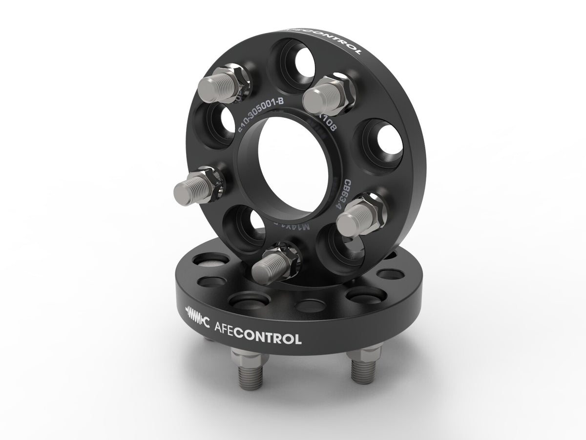 aFe Control Billet Aluminum Wheel Spacers Ford Edge St 20-24 5x108, Cb 63.4mm, 20mm Thickness