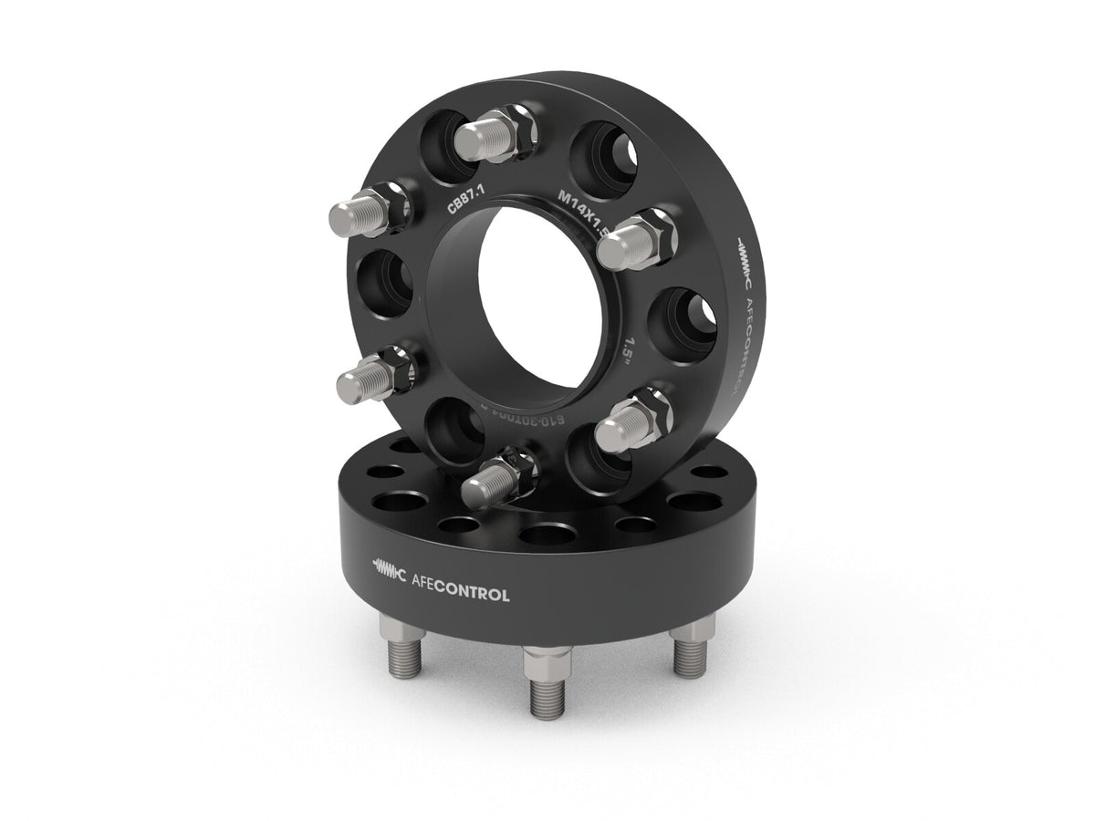 aFe Control Forged Aluminum Wheel Spacers Ford F-150 15-26 6x135mm, Cb 87.1mm, 1-1/2 Inch Thickness