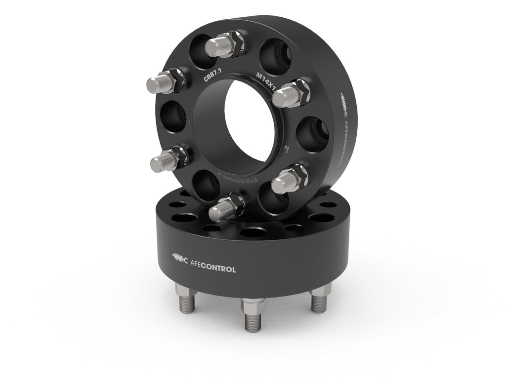 aFe Control Forged Aluminum Wheel Spacers Ford F-150 15-26 6x135mm, Cb 87.1mm, 2 Inch Thickness