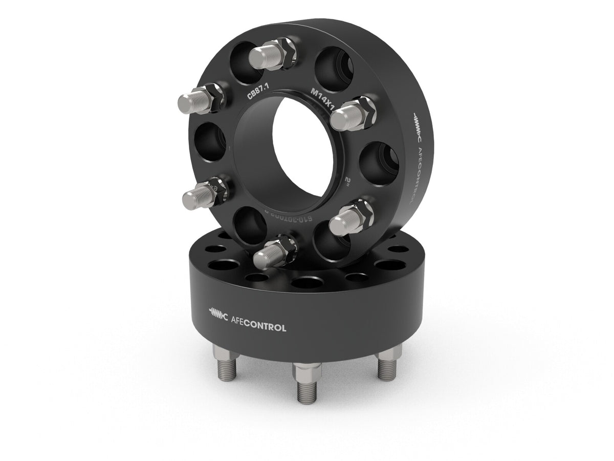 aFe Control Forged Aluminum Wheel Spacers Ford F-150 15-26 6x135mm, Cb 87.1mm, 2 Inch Thickness