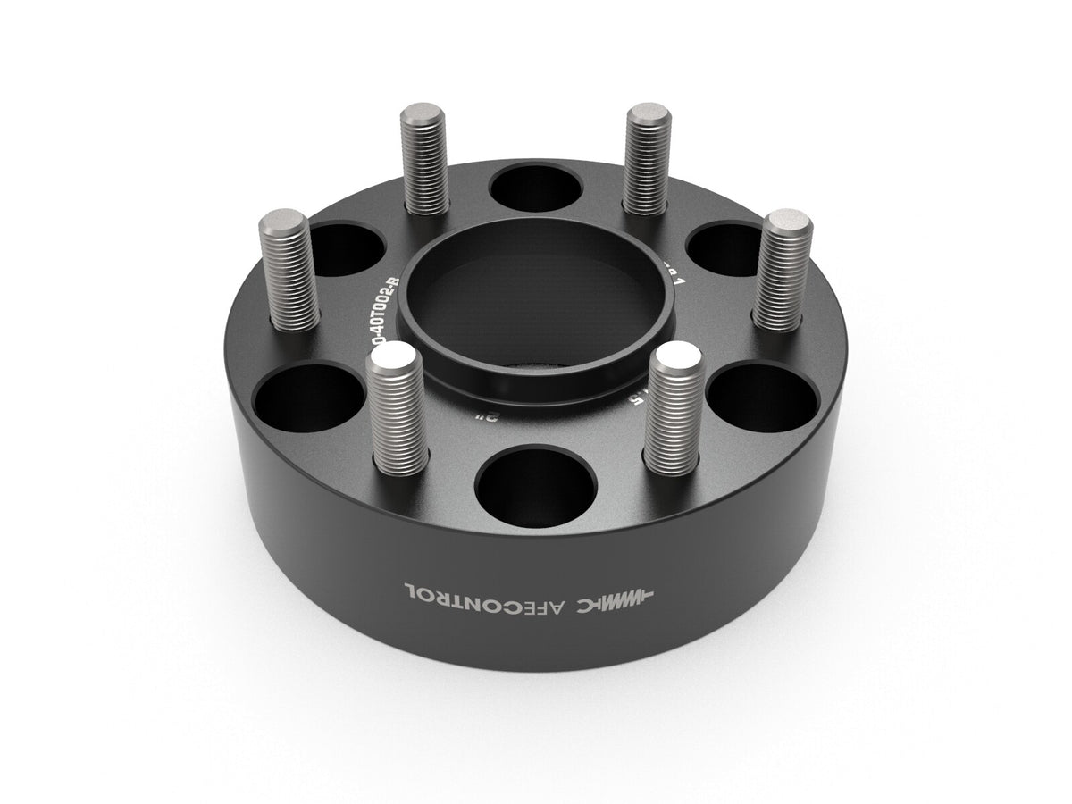 aFe Control Forged Aluminum Wheel Spacers Chevrolet 1500 19-26 6x5.5mm, Cb 78.1mm, 2 Inch Thickness