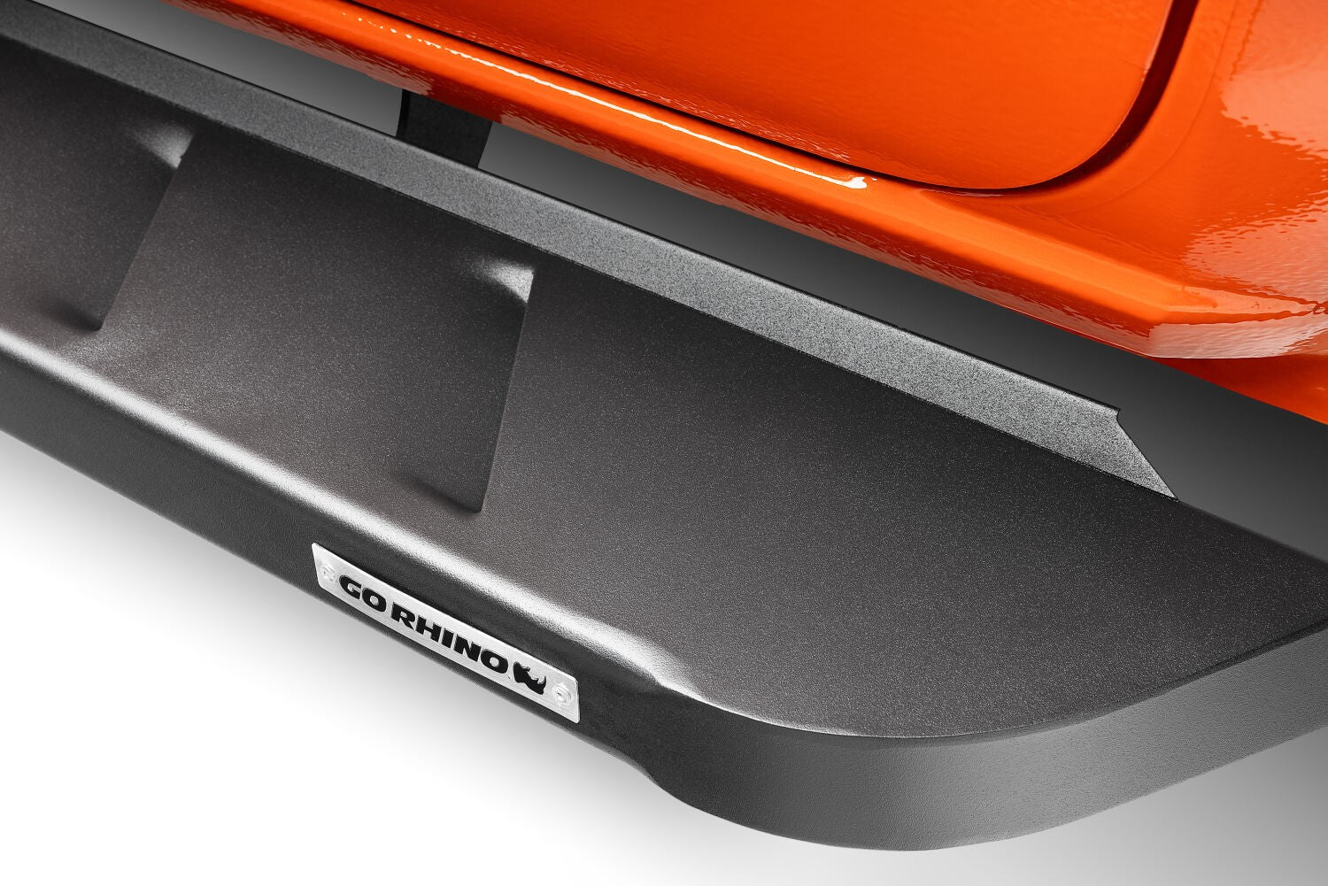 RB10 Running Boards With Mounting Brackets Textured Black 2019-2026 Sierra 1500 2020-2026 Sierra 2500/3500 HD Go Rhino