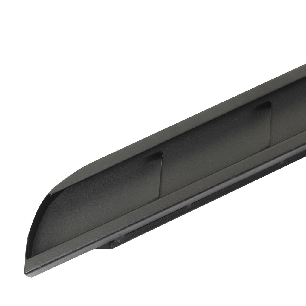 RB10 Slim Line Running Boards With Mounting Brackets Curved Textured Black 2019-2026 Silverado/Sierra 1500/2500 HD Go Rhino
