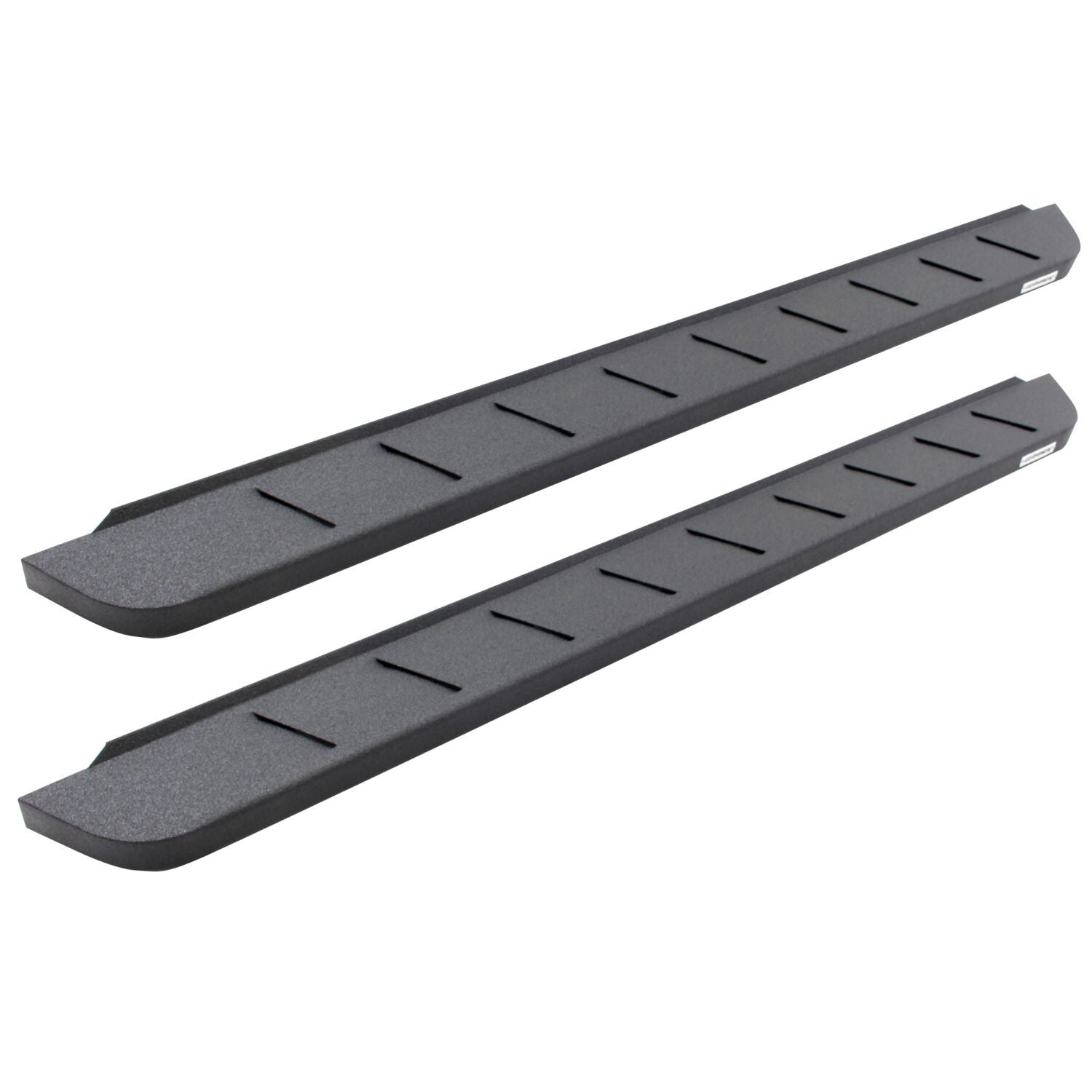 RB10 Running Boards With Mounting Brackets & 2 Pairs of Drop Steps Kit Protective Bedliner Coating 1999-2016 Ford F-250/F-350 Extended Cab Go Rhino