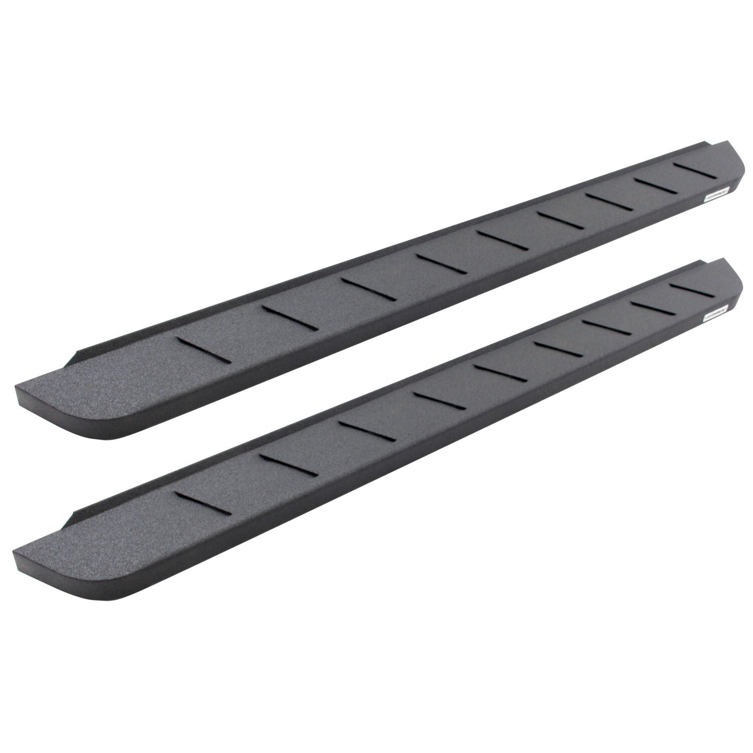 RB10 Running Boards With Mounting Brackets & 2 Pairs of Drop Steps Kit Protective Bedliner Coating 2015-2026 Ford F-150/ F-250/F-350 Go Rhino