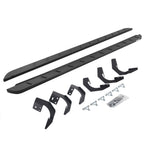 RB10 Slim Line Running Boards With Mounting Brackets Curved Textured Black 2019-2026 Ram 1500 Extended Cab Go Rhino