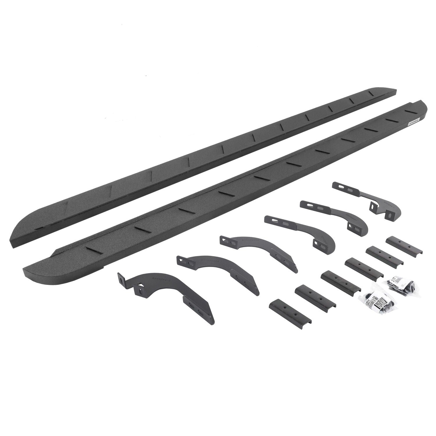 RB10 Slim Line Running Boards W/Brackets Bedliner coating 2025-2026 Toyota 4Runner Go Rhino