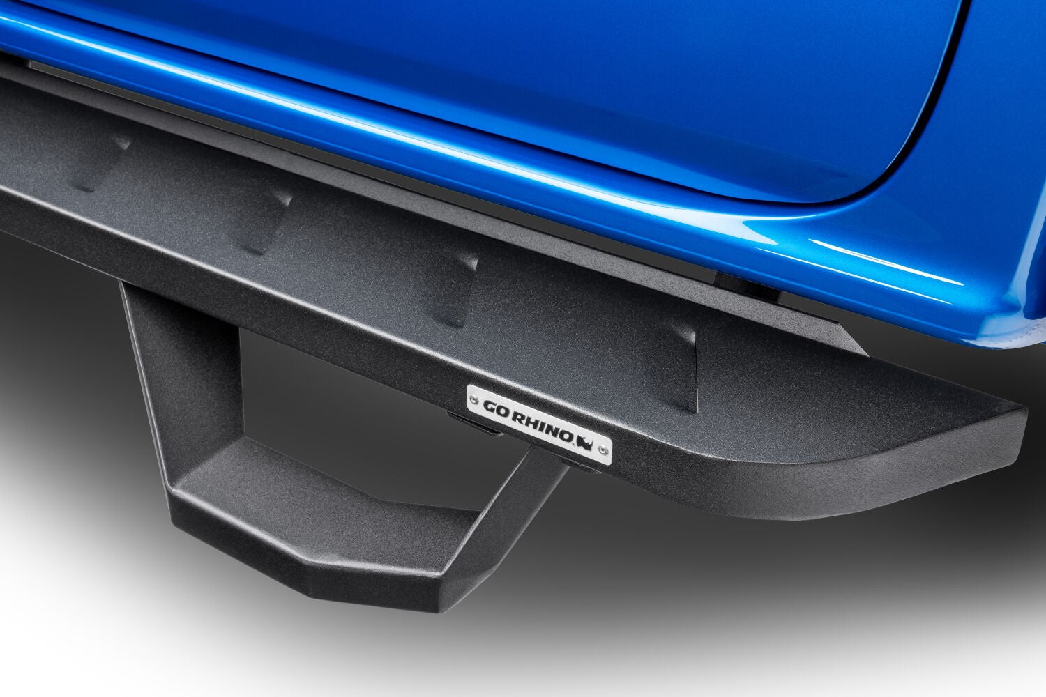RB10 Running Boards with Mounting Brackets, 2 Pairs Drop Steps Kit Textured Black 2024-2026 Toyota Tacoma Go Rhino