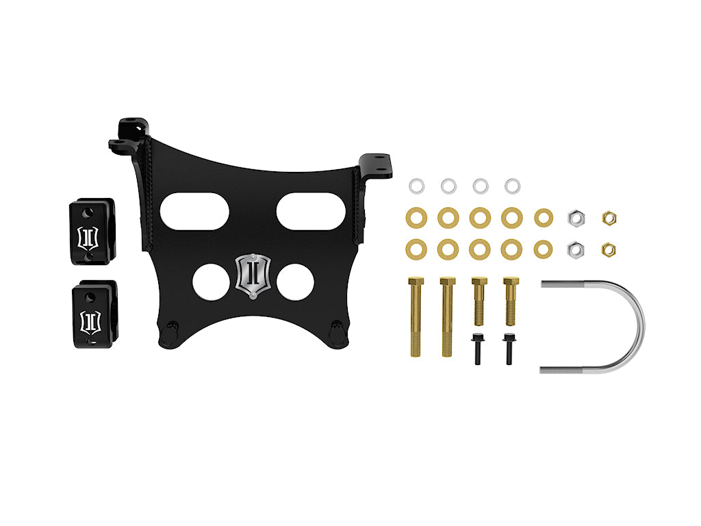 2023-2025 Ford F-250/F-350 Super Duty Dual Steering Stabilizer Bracket Kit Icon Vehicle Dynamics