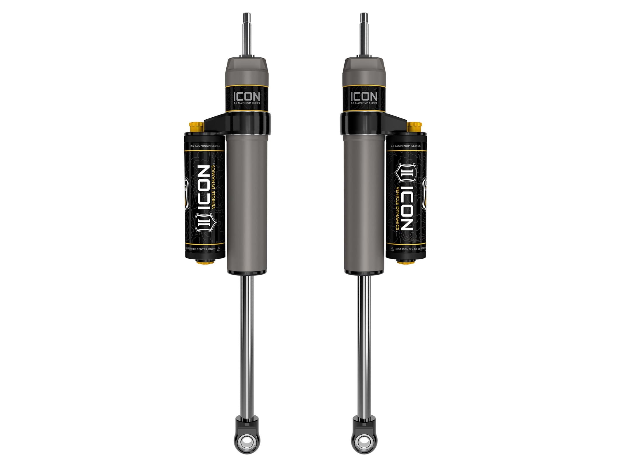 2005-2025 Ford F-250/F-350 Super Duty 4WD 7 Inch Lift Front V.S. 2.5 Aluminum Series Shock Absorbers Piggyback Reservoir W/ CDCV Pair Icon Vehicle Dynamics