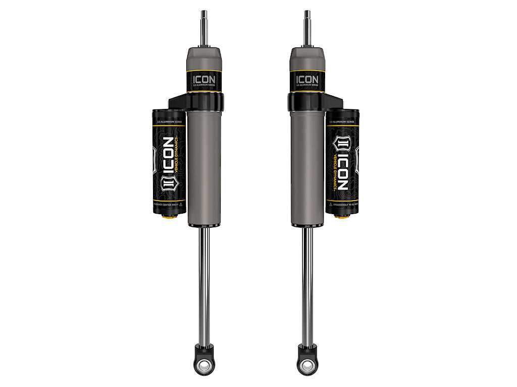 2005-2025 Ford F-250/F-350 Super Duty 4WD 7 Inch Lift Front V.S. 2.5 Aluminum Series Shock Absorbers Piggyback Reservoir Pair Icon Vehicle Dynamics
