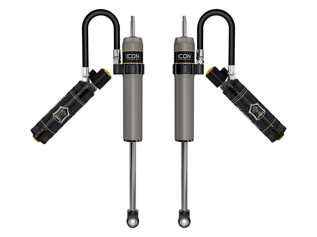 2017-2022 Ford F-250/F-350 Super Duty 4WD 4.5 Inch Lift Front 2.5 Vs Remote Reservoir Shocks W/Cdev Pair Icon Vehicle Dynamics