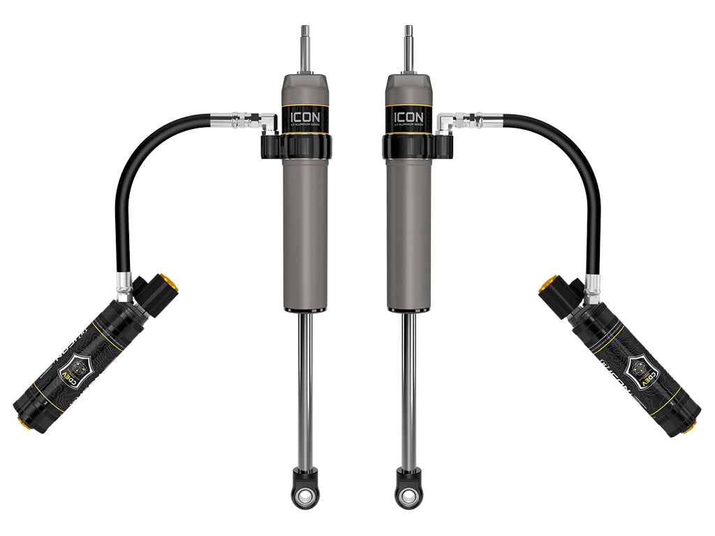 2023-2025 Ford F-250/F-350 Super Duty 4WD 4.5 Inch Lift Front V.S. 2.5 Aluminum Series Shocks Remote Reservoir W/ CDEV Pair Icon Vehicle Dynamics