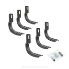 OE Xtreme Side Steps Mounting Brackets Only Textured Black 2019-2025 Ford Ranger Go Rhino
