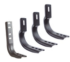 OE Xtreme Wheel to Wheel Side Steps Mounting Brackets Only Black Powder Coat 2010-20125 Dodge Ram 2500/3500 Go Rhino
