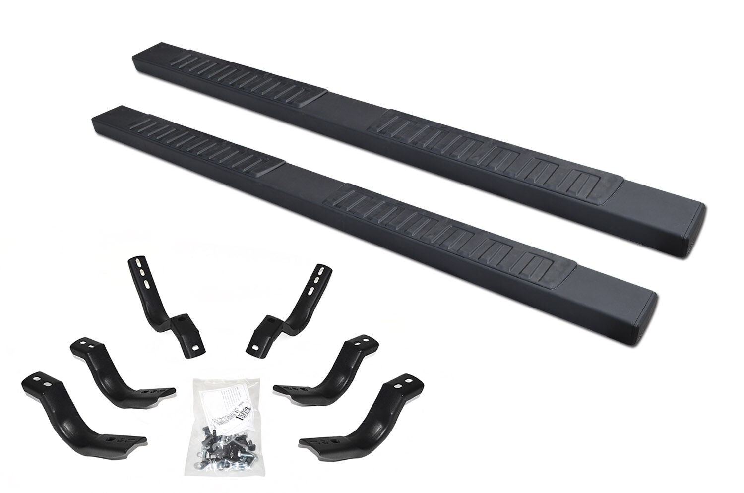 6 Inch OE Xtreme II SideSteps With Mounting Bracket Kit Textured Black 2019-2026 Silverado/Sierra 1500/2500 HD Go Rhino