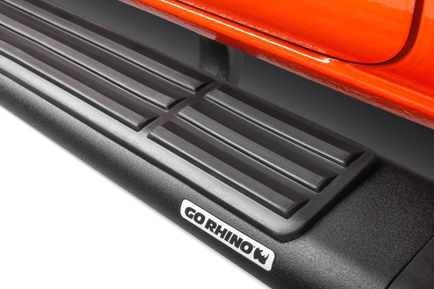 6 Inch OE Xtreme SideSteps With Mounting Bracket Kit Textured Black 2004-2014 Ford F-150 Extended Cab Go Rhino