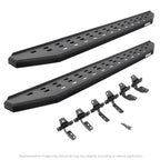 RB20 Running Boards With Mounting Brackets Protective Bedliner Coating 2019-2026 Silverado/Sierra 1500/2500 HD Go Rhino