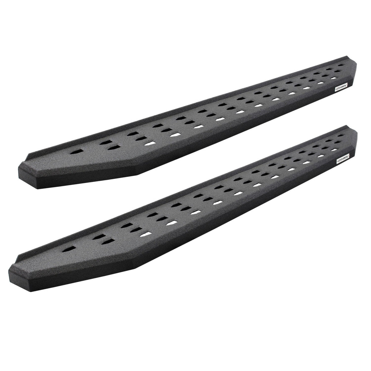 RB20 Running Boards With Mounting Brackets & 2 Pairs of Drop Steps Kit Protective Bedliner Coating 2004-2014 Ford F-150 Extended Cab Go Rhino