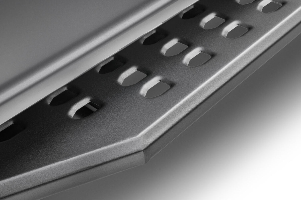 RB20 Running Boards With Mounting Brackets Textured Black 2015-2026 Ford F-150/ F-250/F-350 Go Rhino