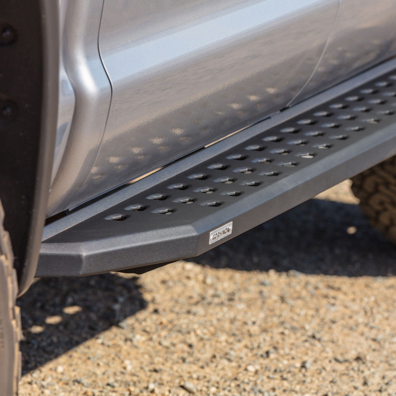 RB20 Running Boards with Mounting Brackets Kit Textured Black 2024-2026 Toyota Tacoma Go Rhino