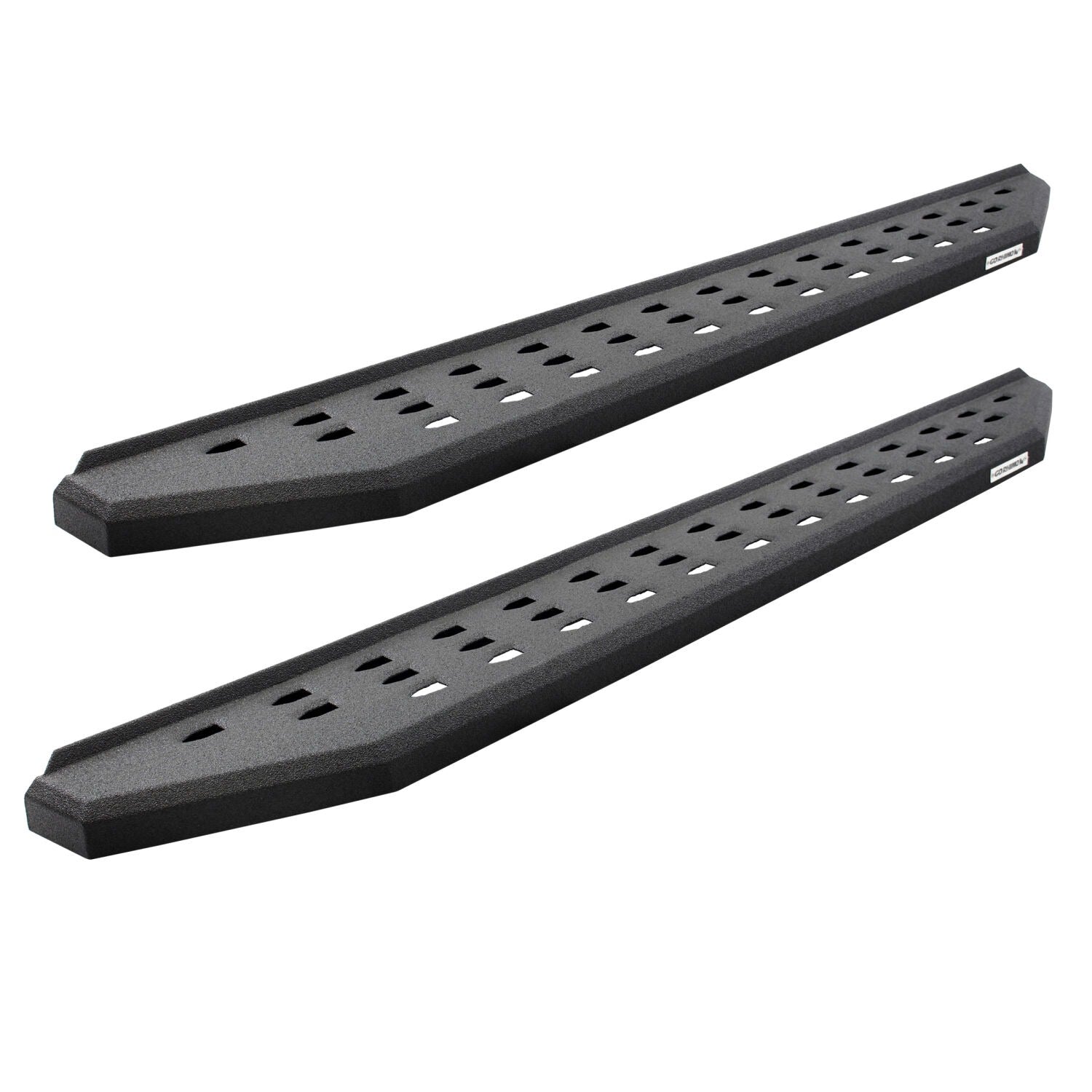 RB20 Running Boards With Mounting Brackets & 1 Pair of Drop Steps Kit Protective Bedliner Coating For 2018-2025 Jeep Wrangler JL Go Rhino