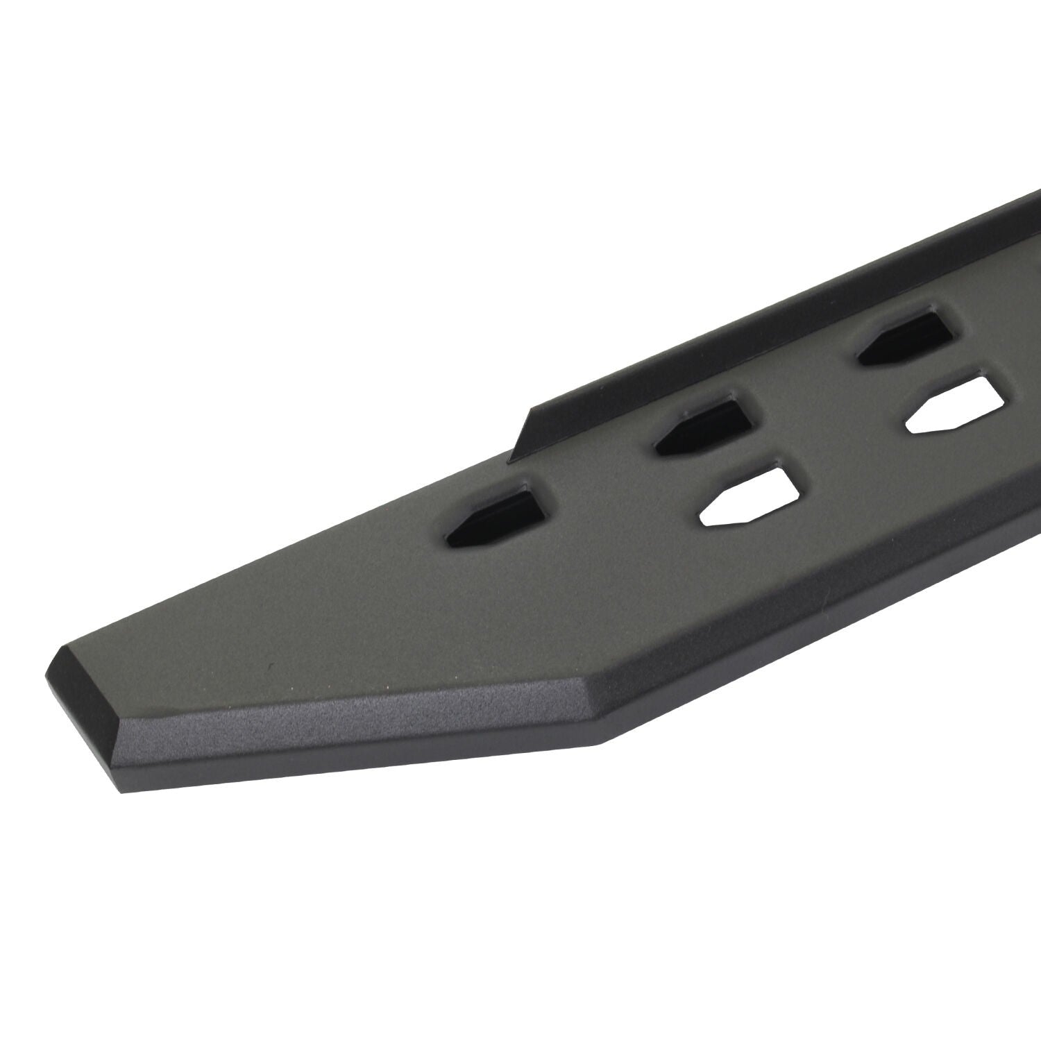 RB10 Slim Line Running Boards With Mounting Brackets Angled Textured Black For 2018-2025 Jeep Wrangler JL Go Rhino