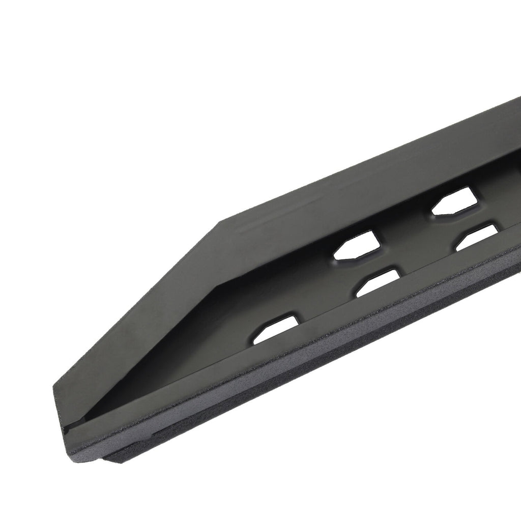 RB20 Slim Line Running Boards With Mounting Brackets Protective Bedliner Coating For 2018-2025 Jeep Wrangler JL Go Rhino