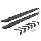 RB30 Running Boards with Mounting Bracket Kit Protective Bedliner Coating 1999-2016 Ford F-250/F-350 Extended Cab Go Rhino