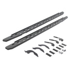 RB30 Slim Line Running Boards W/Bracket Kit Text Black 2025-2026 Toyota 4Runner Go Rhino