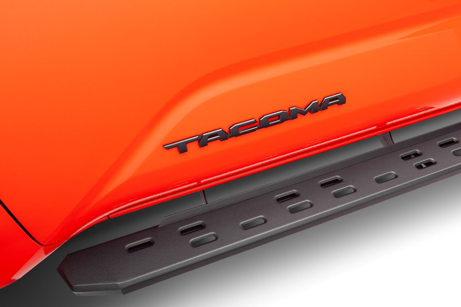 RB30 Slim Line Running Boards W/Bracket Kit Text Black 2024-2026 Toyota Tacoma Go Rhino