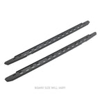 RB30 Slim Line Running Boards with Mounting Bracket Kit Textured Black 2020-2025 Jeep Gladiator Go Rhino