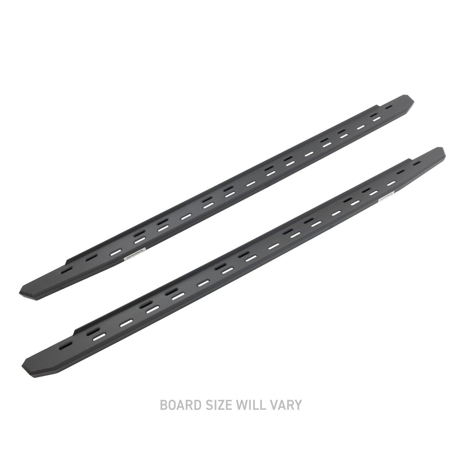 RB30 Slim Line Running Boards with Mounting Bracket Kit Textured Black 2020-2025 Jeep Gladiator Go Rhino