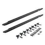 RB30 Running Boards with Mounting Bracket Kit Protective Bedliner Coating 2020-2025 Jeep Gladiator Go Rhino