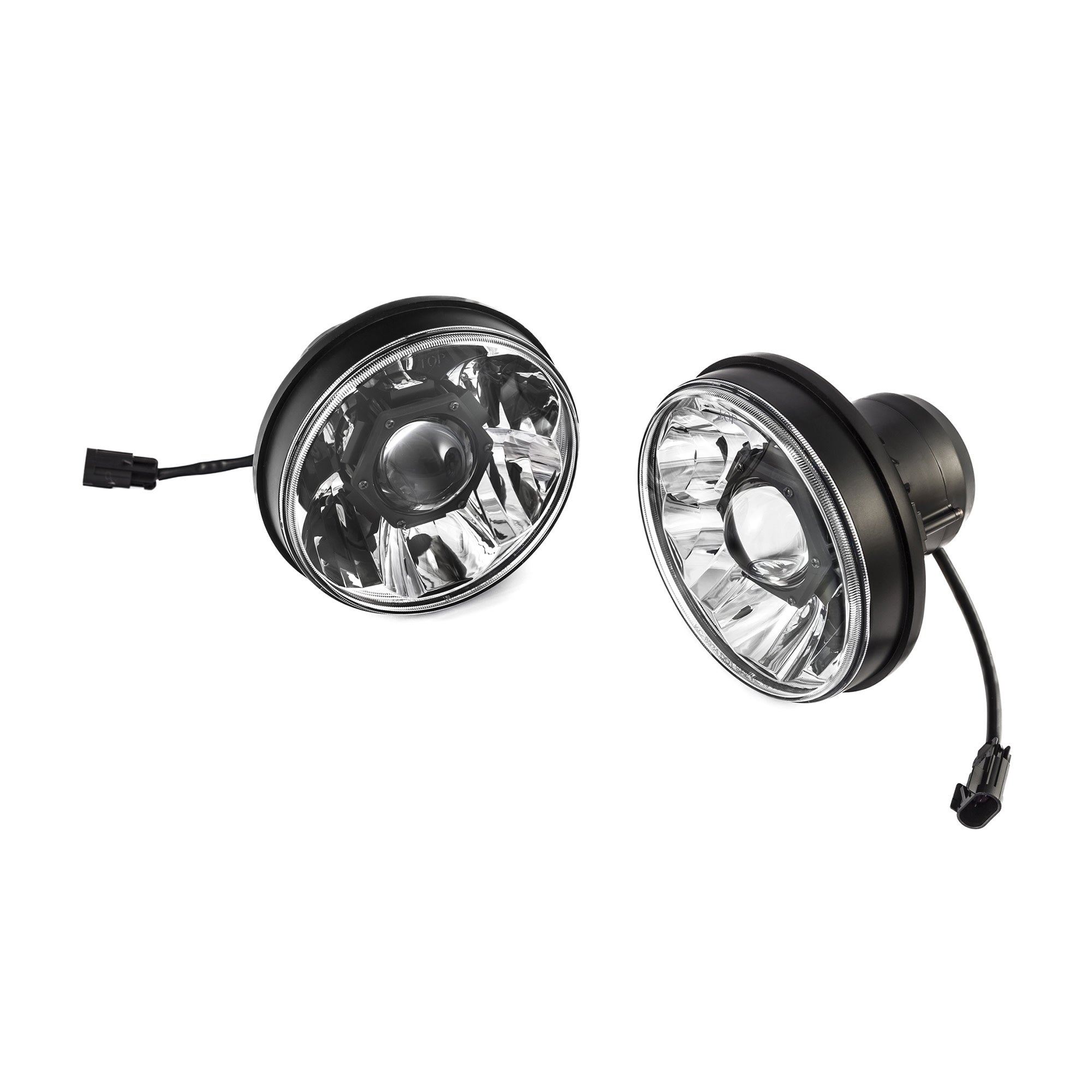 7 inch Gravity? LED Pro - 2-Headlights - 40W Driving Beam - for 18-23 Jeep JL / JT w/ Halogen Headlights - Apollo Off-Road