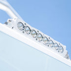 S8 White Straight LED Light Bar (10 Inch; Driving/Combo; Clear)