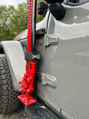 Exterior Jack Mount Textured Black 2018-2026 Jeep Wrangler JL 2/4 Door 2020-2025 Jeep Gladiator Go Rhino