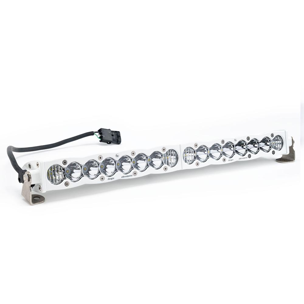 S8 White Straight LED Light Bar (20 Inch; Driving/Combo; Clear)