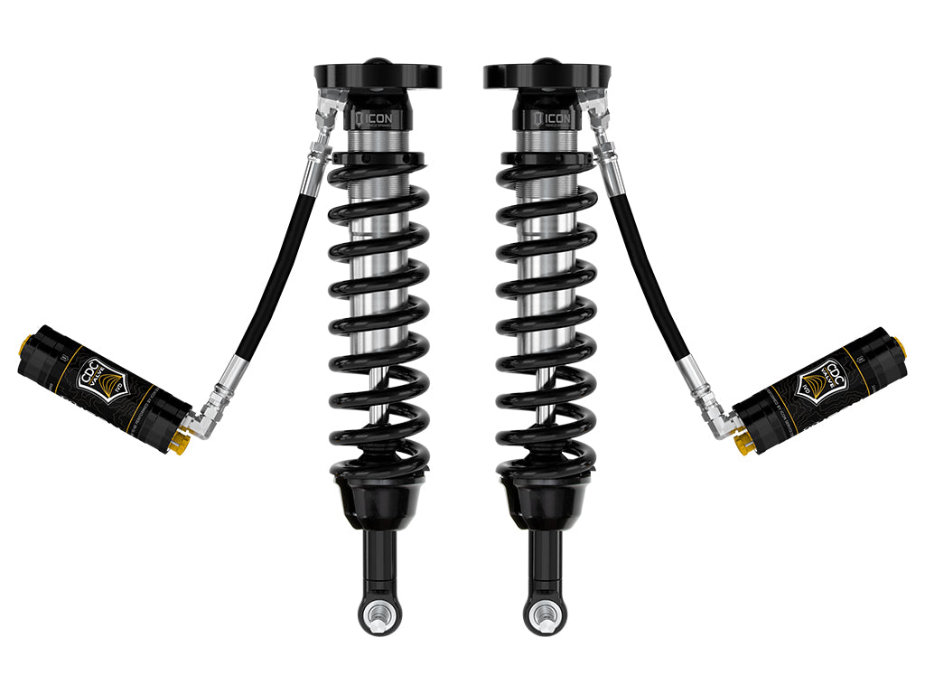 2021-2023 Tahoe & Suburban 2021-2023 Yukon & Yukon Xl 2.5-3.25 Inch Lift Front V.S. 2.5 Series Coilover Kit Remote Reservoir W CDCV Icon Vehicle Dynamics