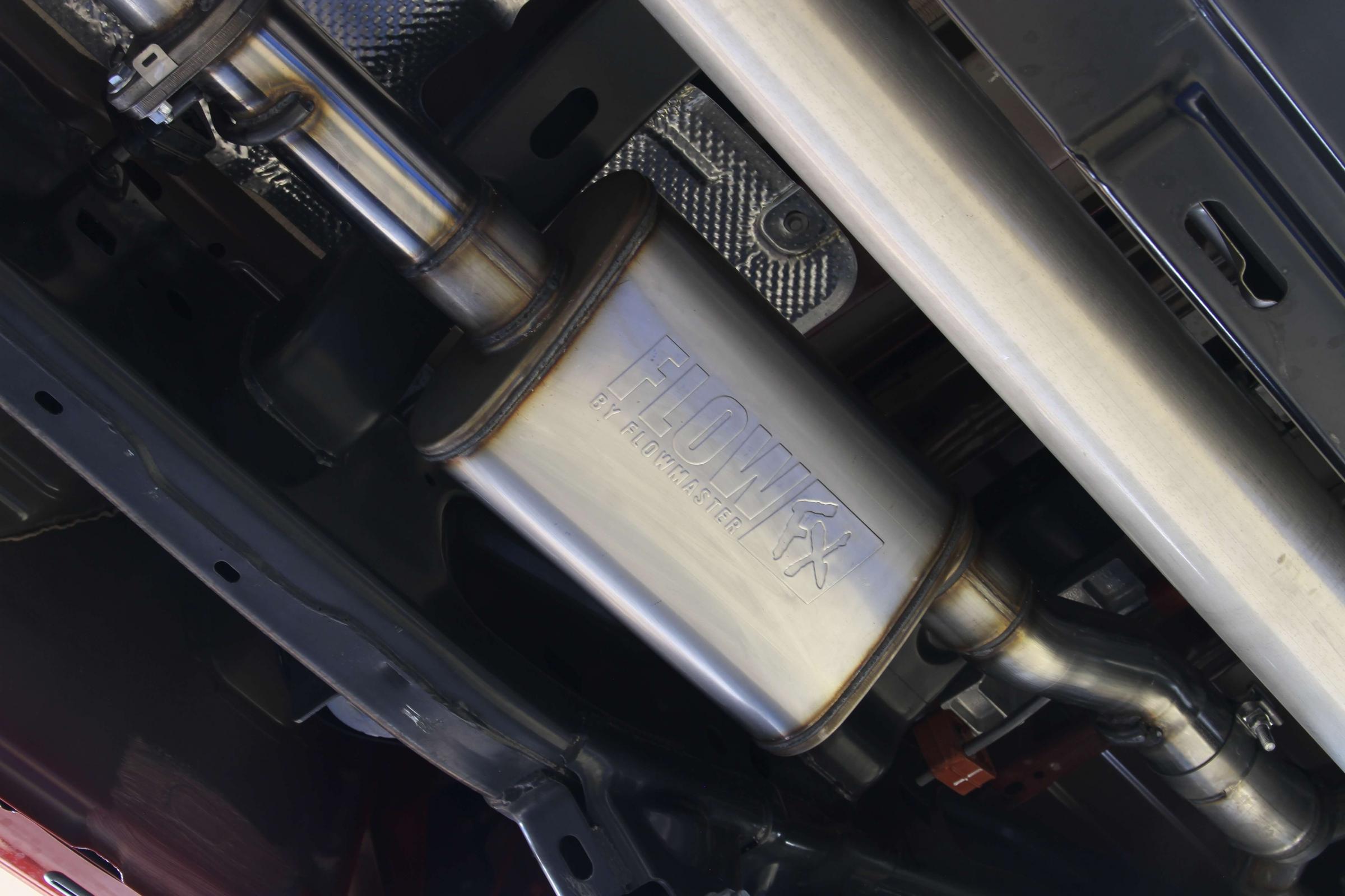 Flow Fx Direct Fit Muffler Fits 2019-2024, 2026 Ram 1500 (New Body) With 5.7L Hemi Engine Aggressive To Moderate Sound Flowmaster