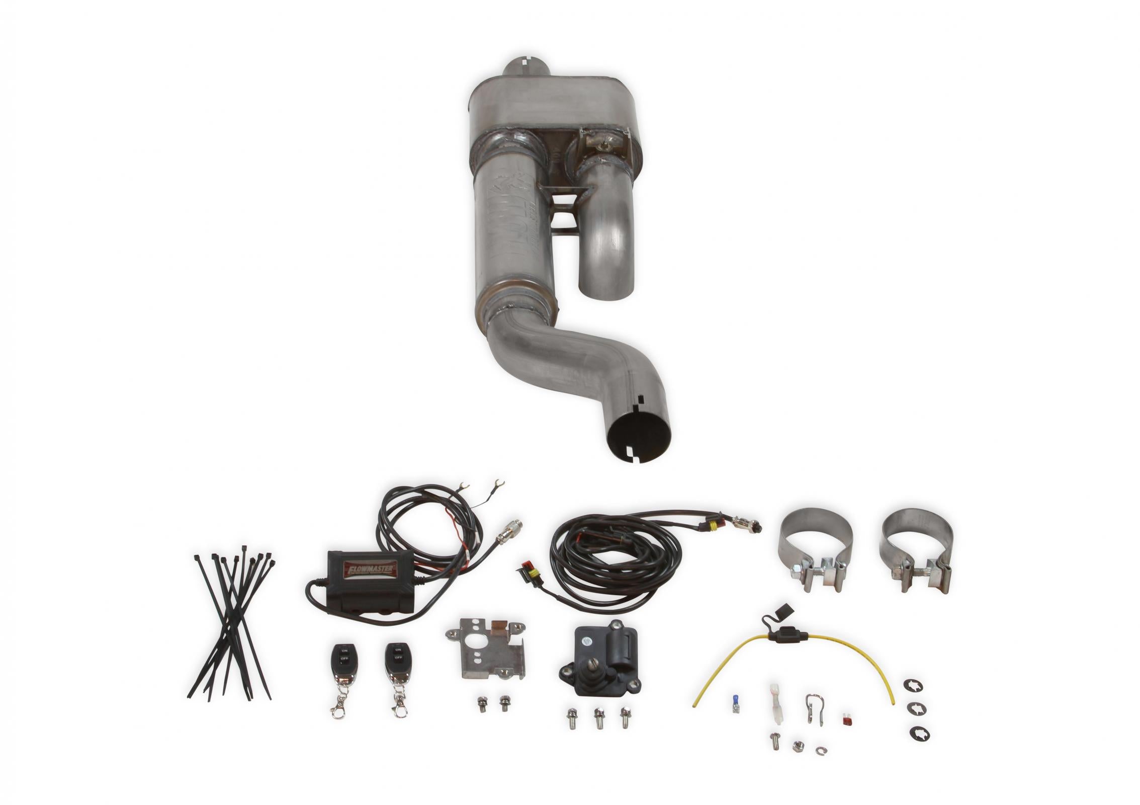 Flow Fx Direct Fit Dual Mode Muffler With Active Valve Fits 2019-2026 (New Body) Silverado/Sierra 1500 5.3L, 2/4 Wd, All Wheelbases Aggressive To Moderate Sound Flowmaster