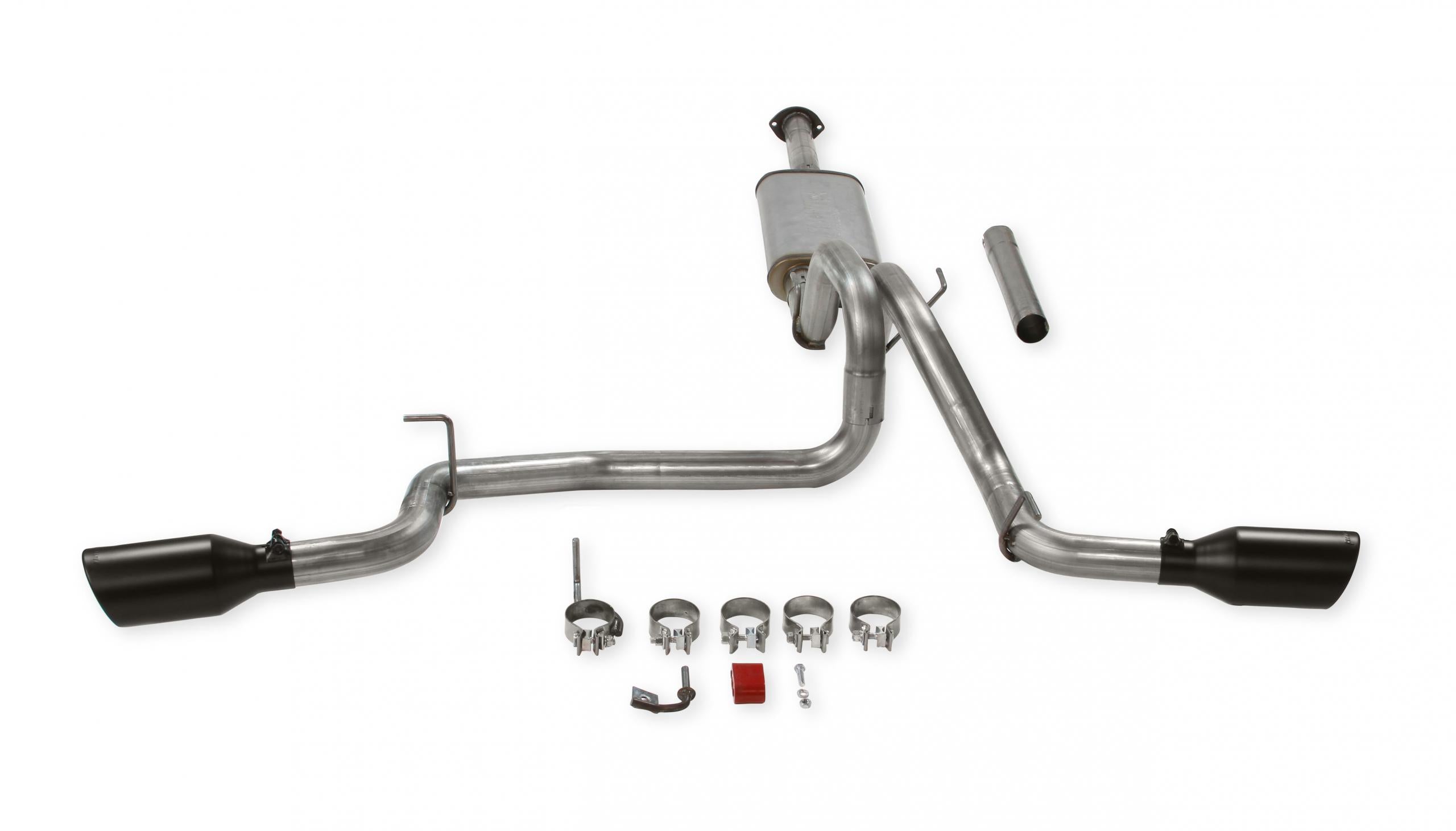 Flow Fx Cat-Back Exhaust System Fits 2016-2023 Tacoma 3.5L, Flow Fx, Stainless Steel, Dual Exit Exhaust System, 2/4 Wheel Drive, All Wheelbases Aggressive To Moderate Sound Flowmaster