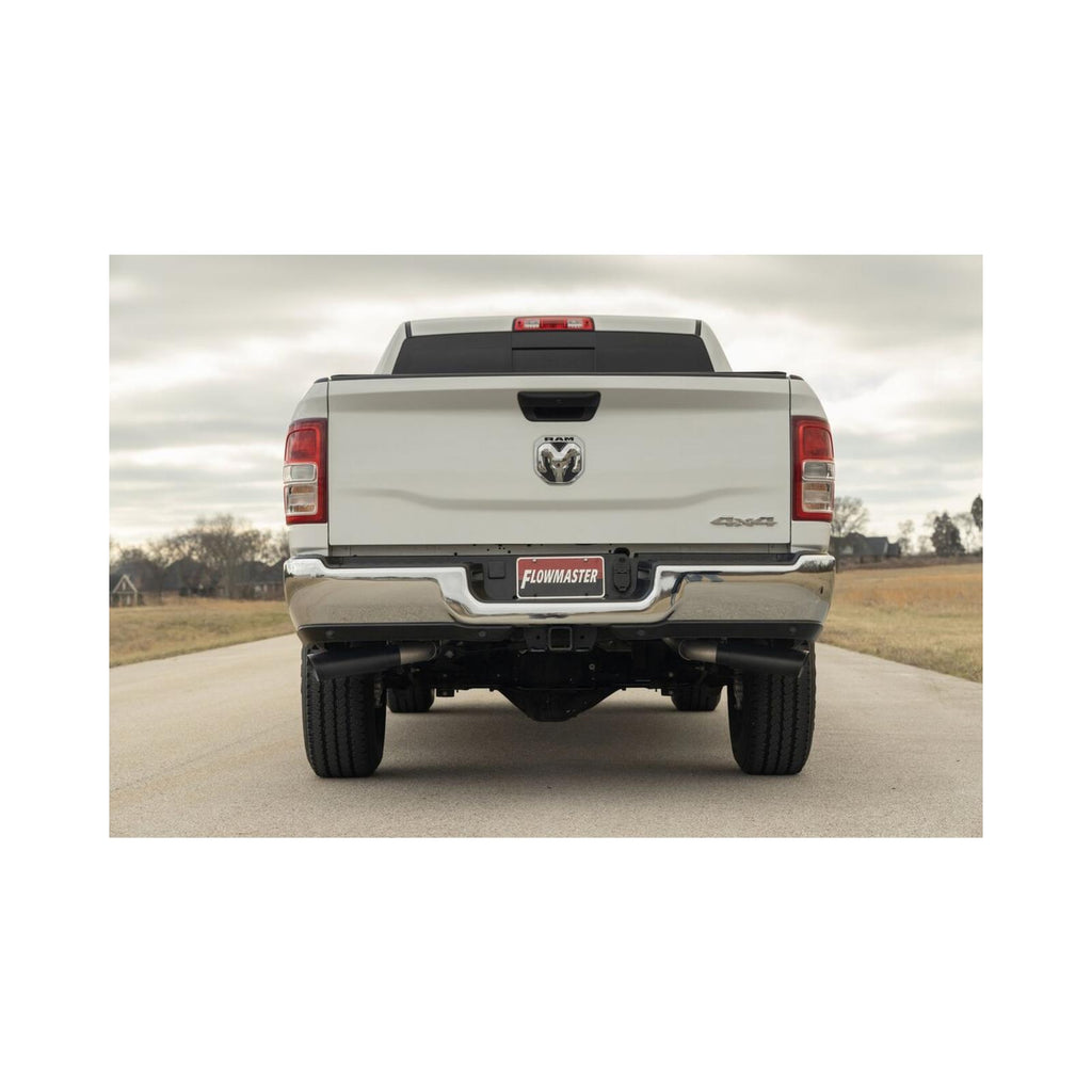 Flow Fx Cat-Back Exhaust System Fits 2014-2024 Ram 2500 6.4-Liter Hemi, Cat-Back, Dual Rear Exit, Flow Fx Stainless Steel Exhaust System Flowmaster