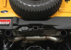 Flow Fx Cat-Back Exhaust System Fits 2021-2025 Ford Bronco 2.3/2.7-Liter, Flow Fx Cat-Back 3.00-Inch Stainless Steel Exhaust System, 4.00-Inch Black Ceramic-Coated Tips, Dual Out Rear Exit, 2 Door Models Flowmaster