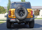 Flow Fx Cat-Back Exhaust System Fits 2021-2025 Ford Bronco 2.3/2.7-Liter, Flow Fx Cat-Back 3.00-Inch Stainless Steel Exhaust System, 4.00-Inch Black Ceramic-Coated Tips, Dual Out Rear Exit, 2 Door Models Flowmaster