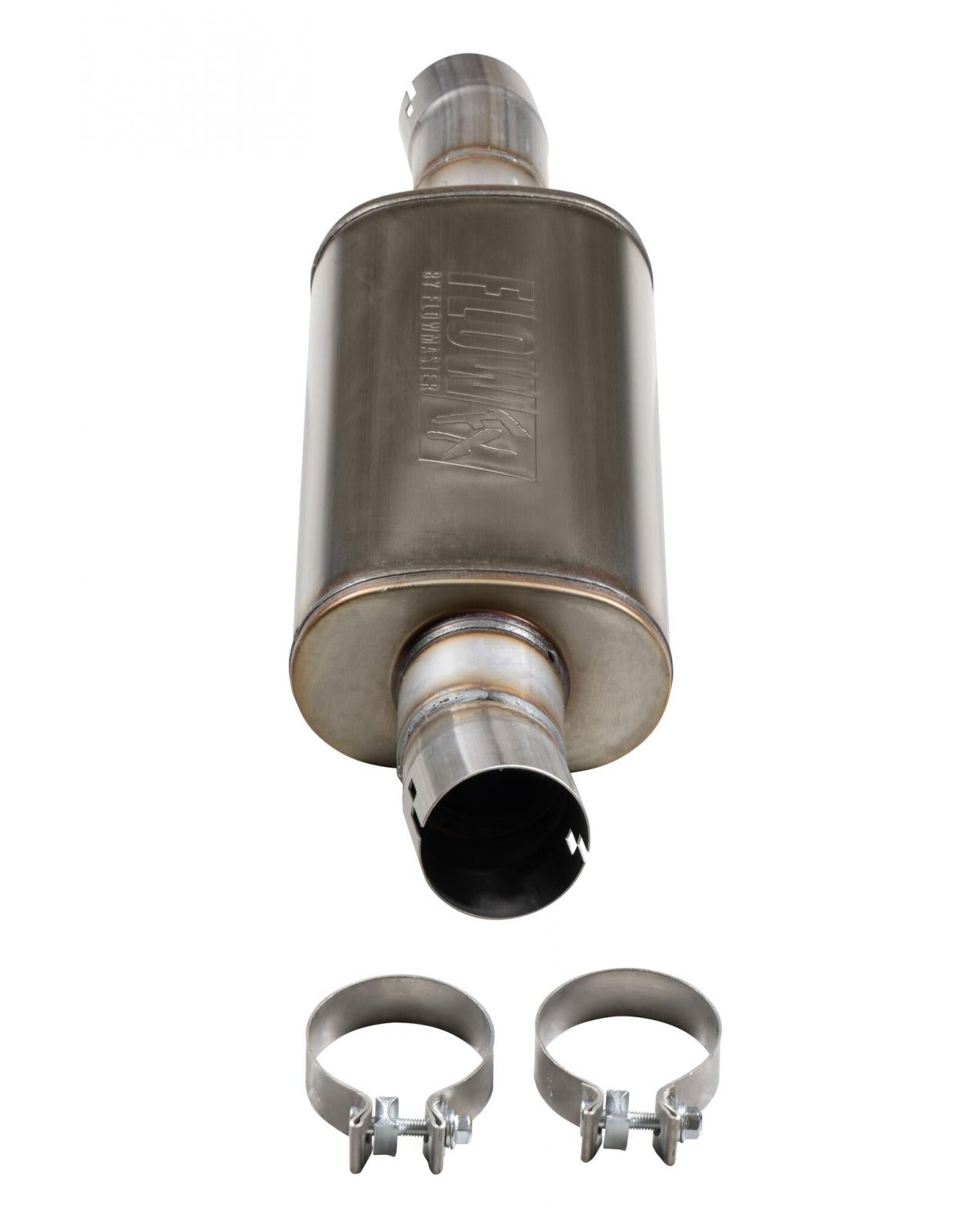 Flow Fx Direct Fit Muffler Fits 20-26 GM 2500Hd/3500Hd 6.6L Gas Engine Ffx Direct Fit Muffler Exhaust System, 409 Stainless Steel Flowmaster