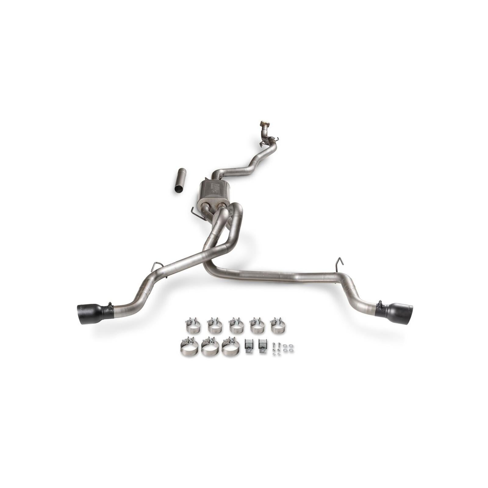 Flow Fx Cat-Back Exhaust System Fits 2024-2025 Toyota Tacoma 2.4-Liter, All Wheelbases, Flowfx Dual Out Side Cat-Back Exhaust System, Stainless Steel – Moderate Sound Flowmaster