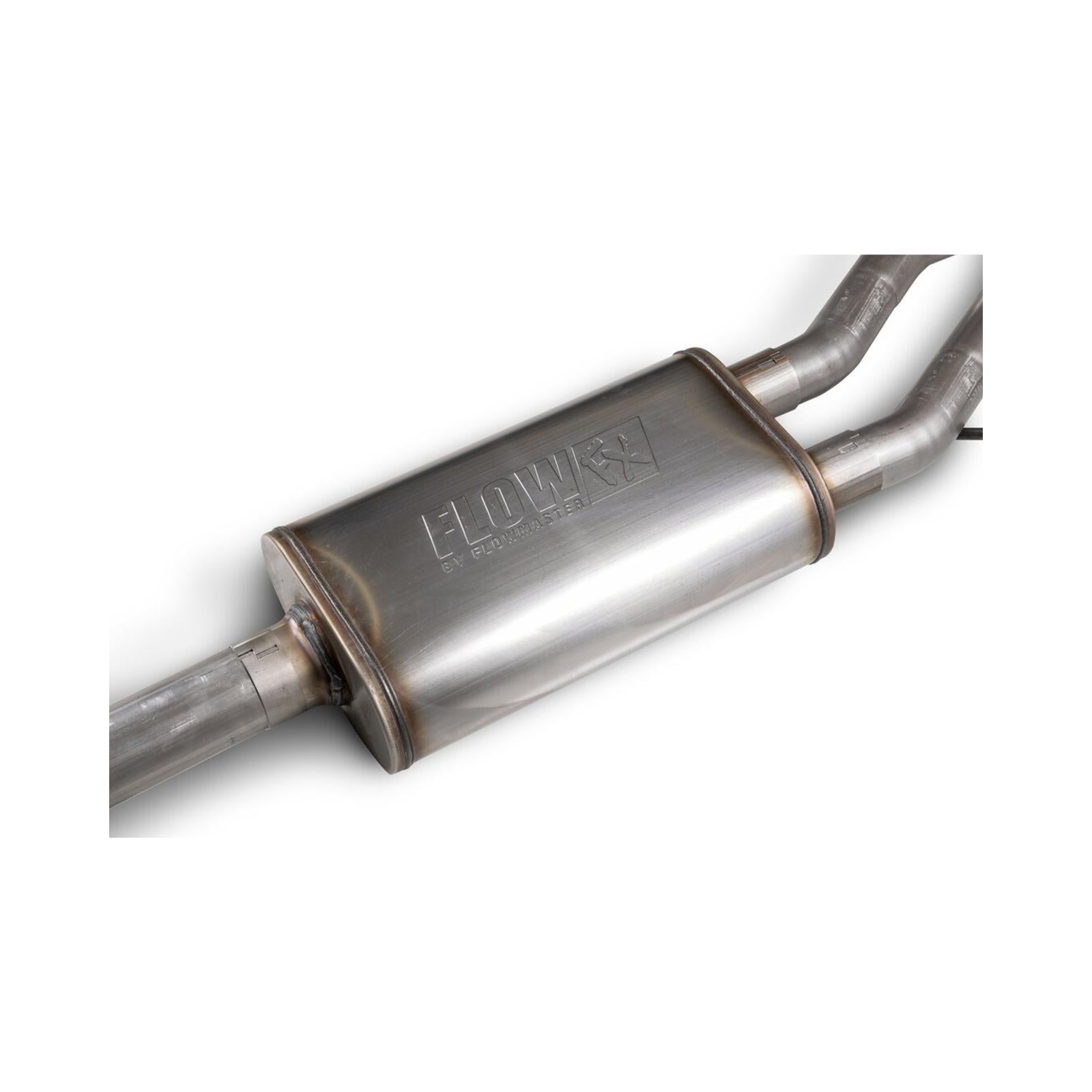 Flow Fx Cat-Back Exhaust System Fits 2024-2025 Toyota Tacoma 2.4-Liter, All Wheelbases, Flowfx Dual Out Side Cat-Back Exhaust System, Stainless Steel – Moderate Sound Flowmaster