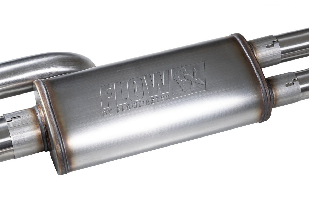 Flow Fx Cat-Back Exhaust System Fits 2024-2026 GM 1500 6.2-Liter, Flowfx Cat-Back Exhaust System, With Active Valve, 409 Stainless Steel Flowmaster